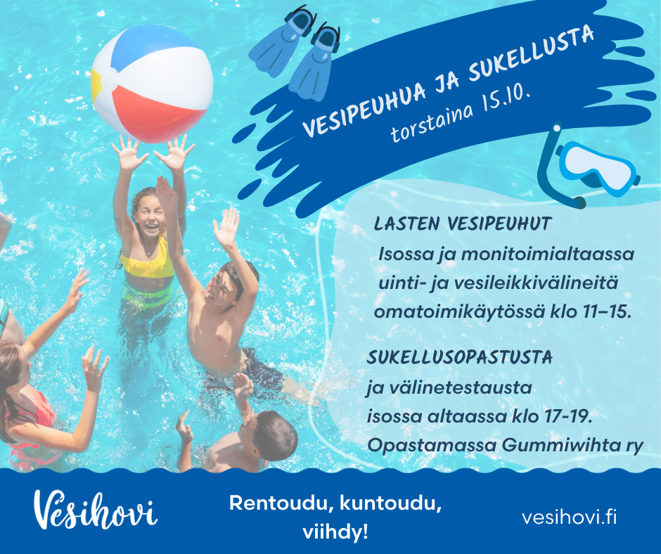 Vesipeuhua ja sukellusta
